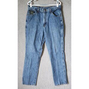 Cinch Men's Size 34 x 36 Green Label High Rise Relaxed Fit Tapered Leg Jeans